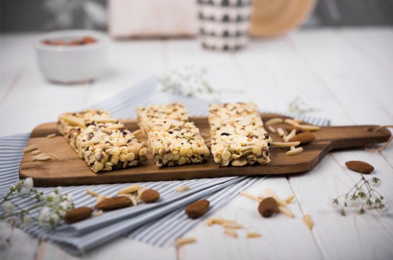 Receta de barritas energéticas caseras de cereales y frutos secos