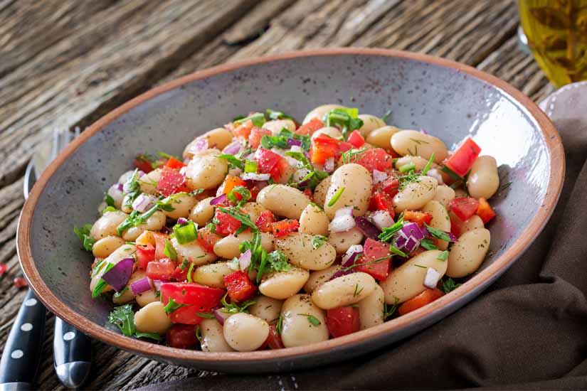 Ensalda de legumbres receta