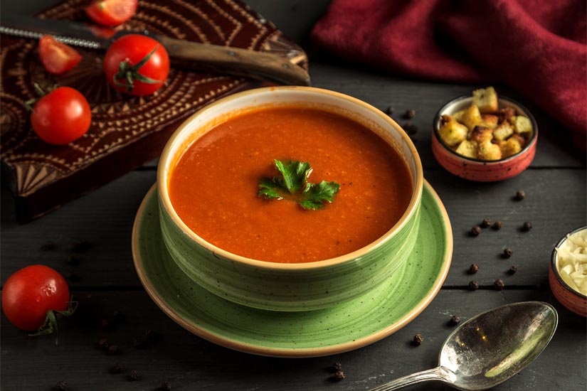 Preparar una crema de tomate rápida