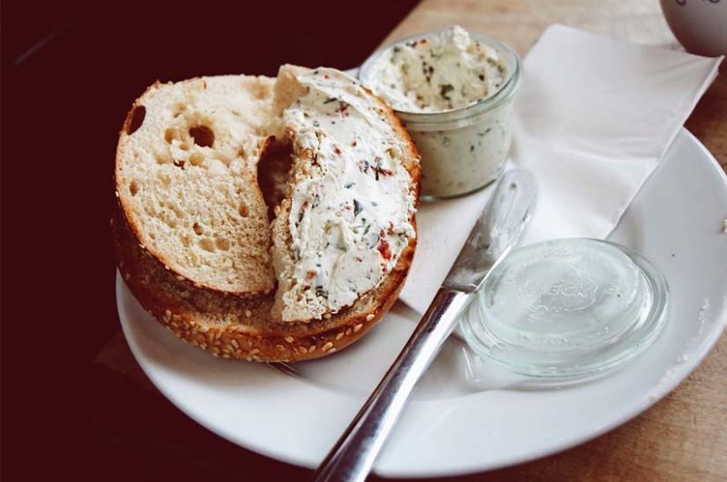 Receta de crema de queso cabrales a las hierbas