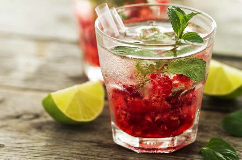 Receta de mojito de fruta fresca