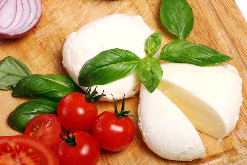 Queso italiano mozzarella