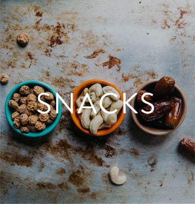 Ideas de snacks saludables