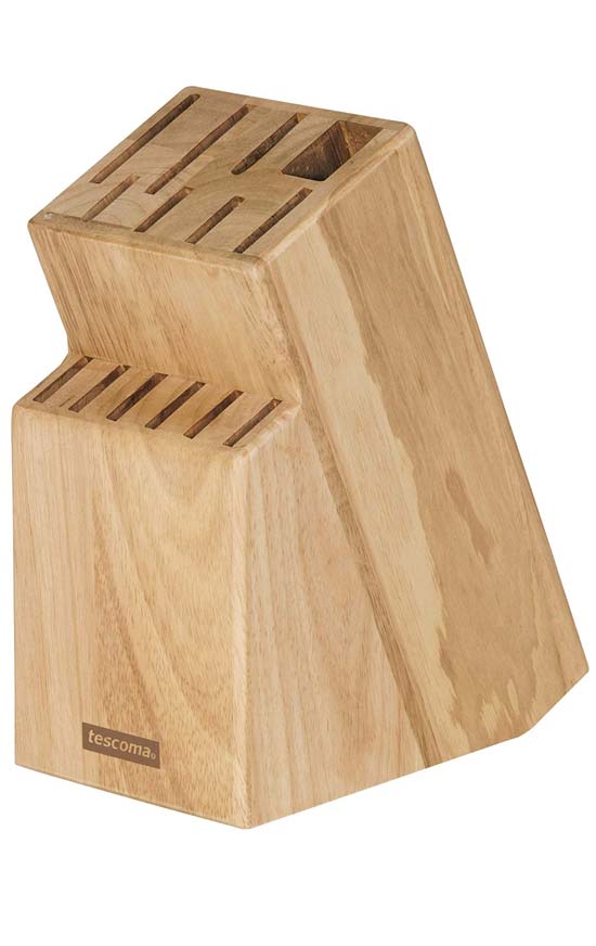 Soporte para cajones, el soporte para cuchillos de madera de goma en el  cajón puede acomodar 9 cuchillos. Caja de almacenamiento de cajones de